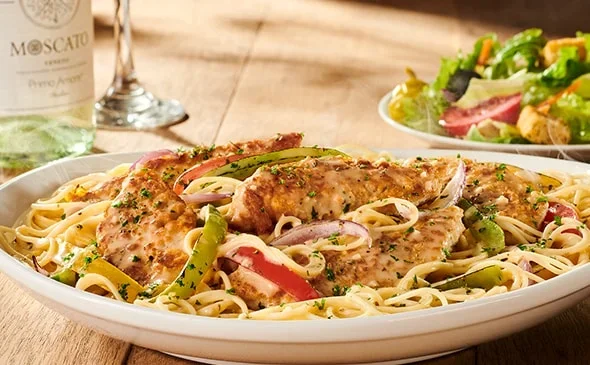 Enjoy Chicken Scampi for lunch or dinner at Olive Garden. - Olive Garden Pasta Menu