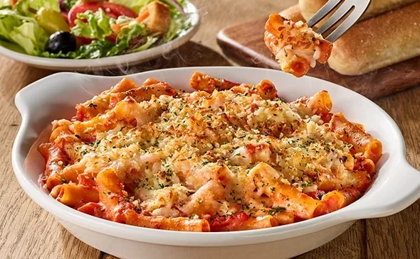Enjoy the Five Cheese Ziti al Forno for lunch at Olive Garden. - Olive Garden Menu 2025