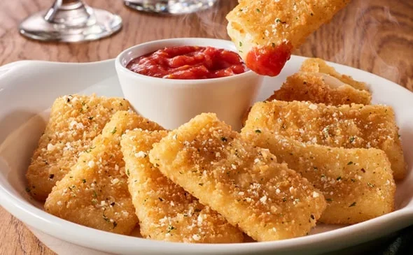 Start with the Fried Mozzarella Appetizer - Olive Garden Menu 2025