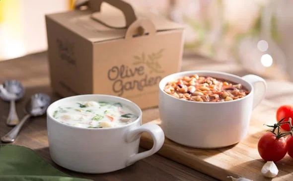 Order from Olive Garden’s Catering Menu and have an Italian Restaurant feast anywhere you are! - Olive Garden Soup Menu