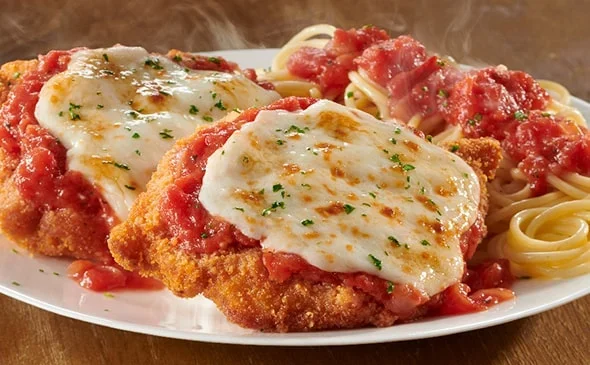 Classic Italian Chicken Parmigiana is available at Olive Garden! - Olive Garden Pasta Menu