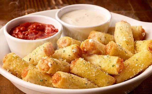 Start your meal with the Stuffed Ziti Fritta appetizer today. - Olive Garden Menu 2025